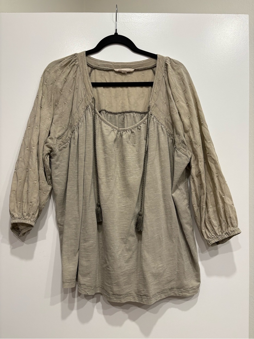 Lucky Brand Cotton Boho Top - 2X